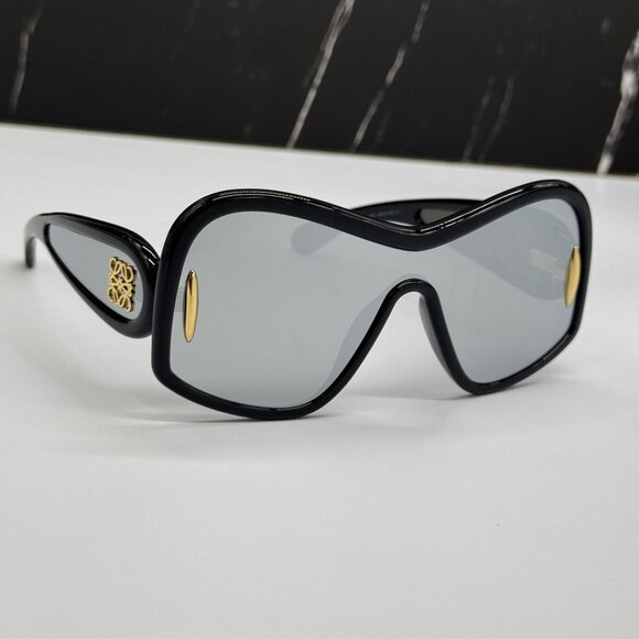 NEW LOEWE LW40131I 01C, SILVER BLACK UNISEX SUNGLASSES LOEWE main image 6